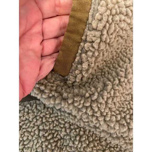 Levis Mens Sherpa Lined Cotton Jacket Olive Drab Khaki XXL - Picture 9 of 16